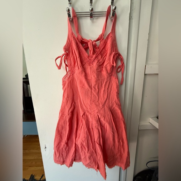 Free People Coral Dress NWT - Picture 1 of 6